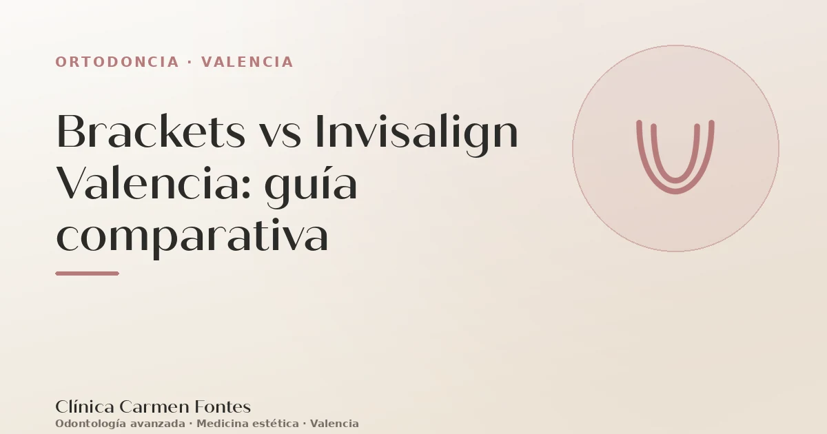 Brackets vs Invisalign Valencia: guía comparativa